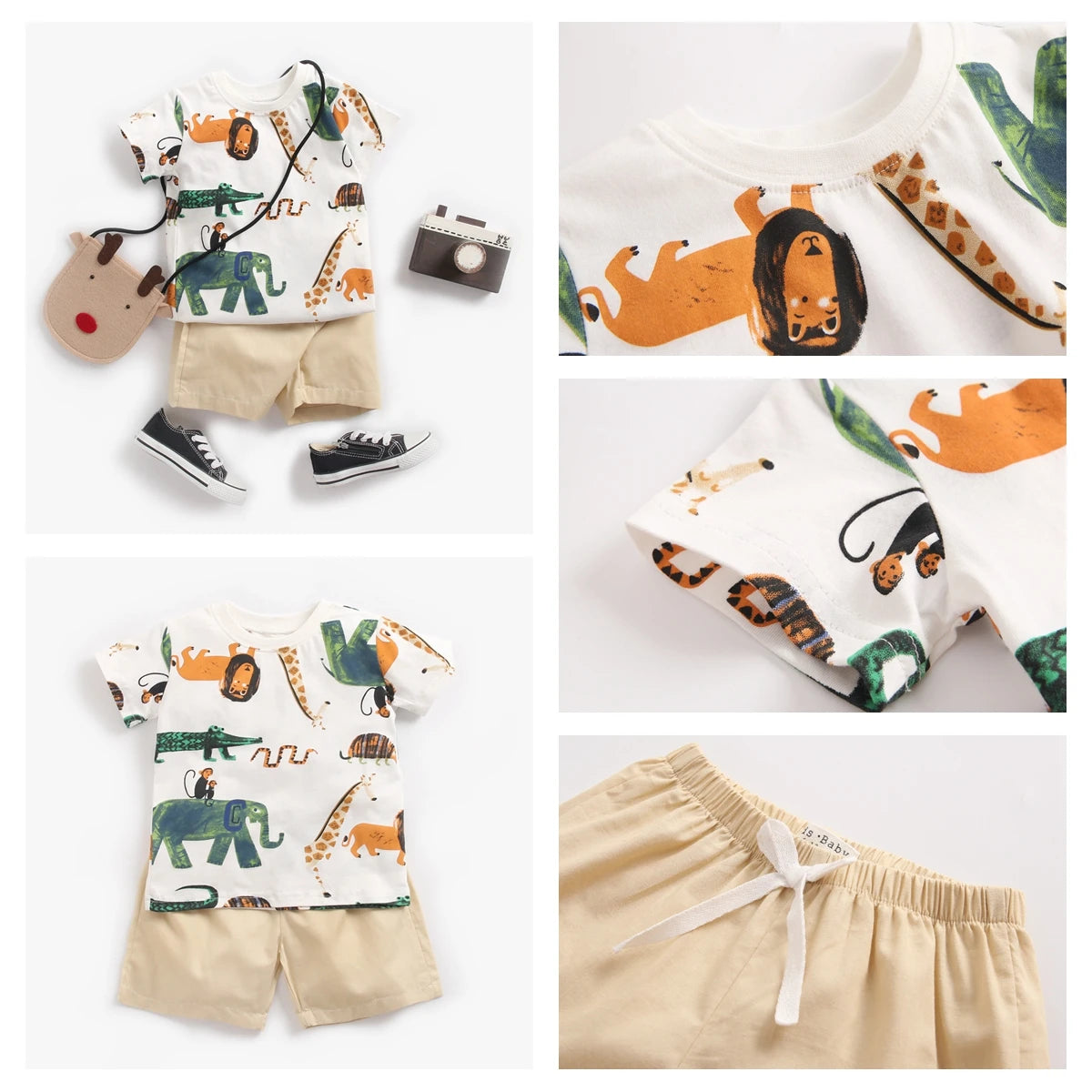 Conjunto Verão animal