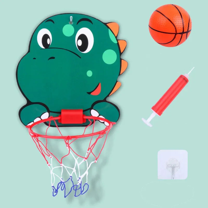 Aro de Basquete Infantil com Animais Divertidos