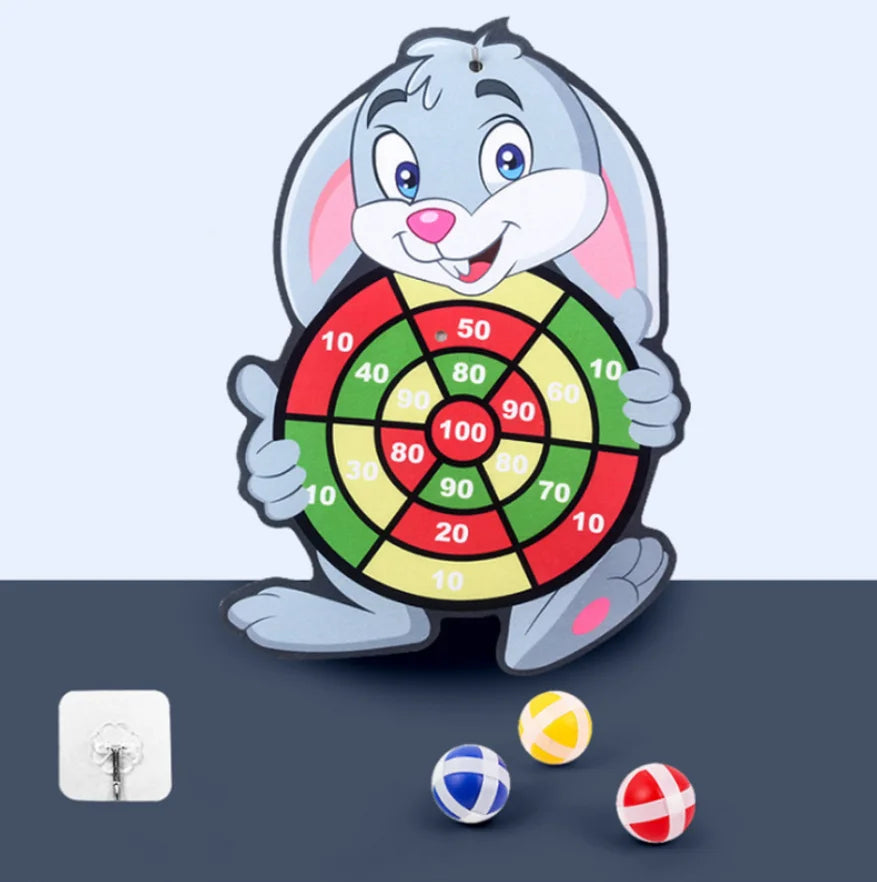 Jogo de Dardos Infantil com Bolinhas Adesivas