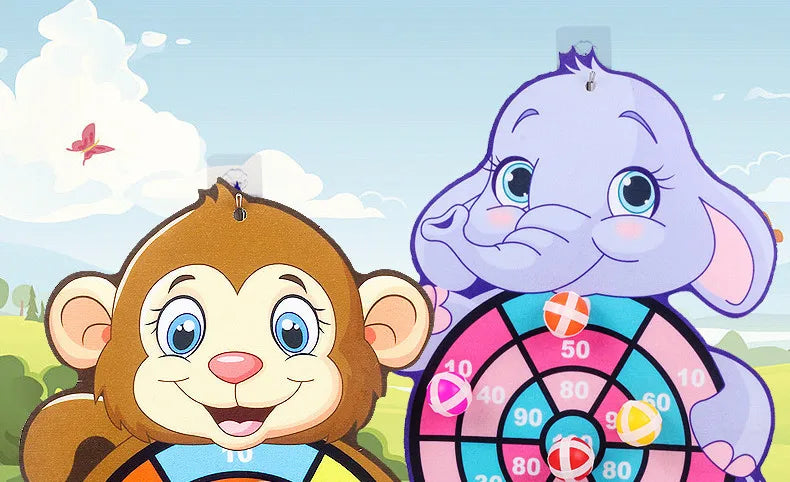 Jogo de Dardos Infantil com Bolinhas Adesivas